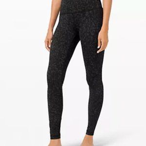 Wunder Under High-Rise Tight 28", Full-On Luxtreme, Size 4, Black print